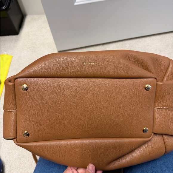 Polene Tan Leather Tote Bag - Picture 3 of 4